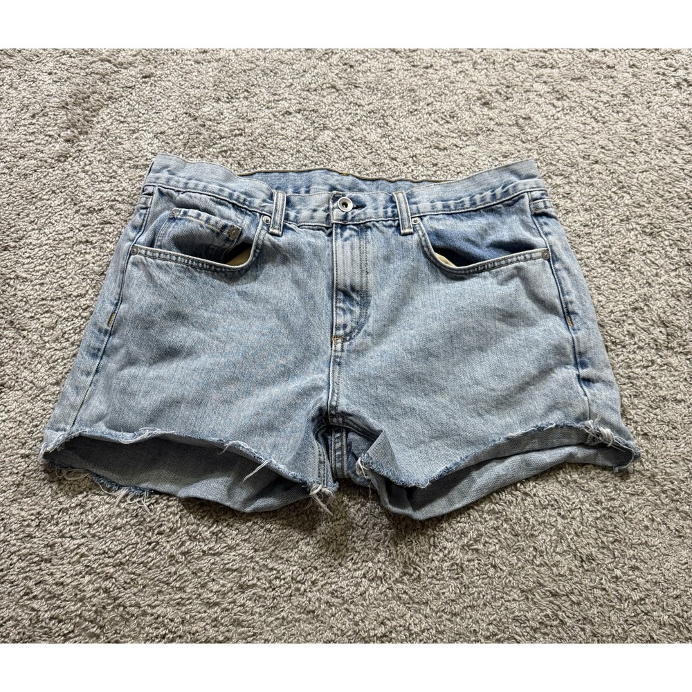 Rag & Bone Mid Rise Frayed Hem Boyfriend Jean Shorts Casual Outdoor Summer 29
